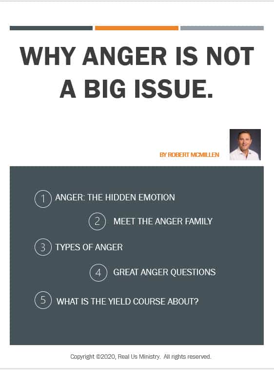 Why Anger is not a Big Issue